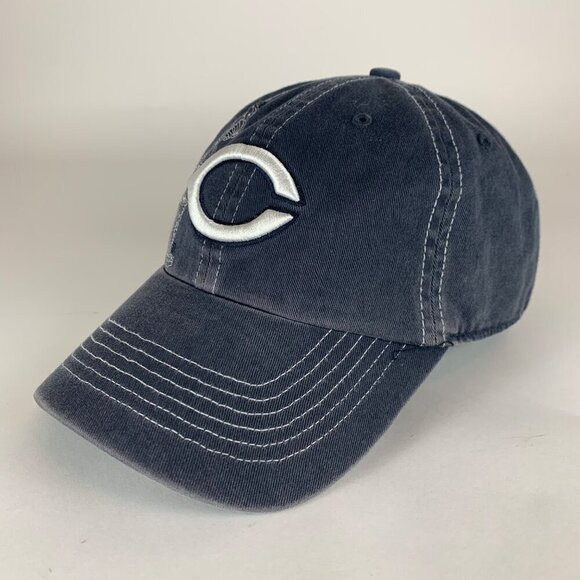 Creighton Blue Jays NCAA Navy Blue Twins Enterprise Franchise Fitted Hat Small - Picture 3 of 6